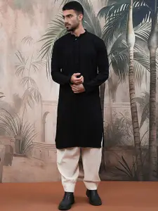 Sangria Chikankari Staright Kurta