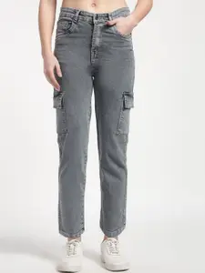 The Roadster Lifestyle Co Women Pure Cotton High-Rise Stretchable Jeans