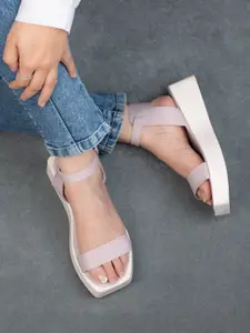 Roadster Women Open Toe Wedge Heeled Partywear Sandal