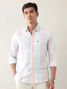 Arrow Sport Men Slim Fit Opaque Striped Casual Shirt