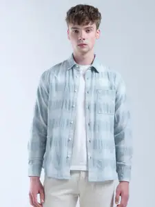 Flying Machine Men Classic Opaque Checked Casual Shirt