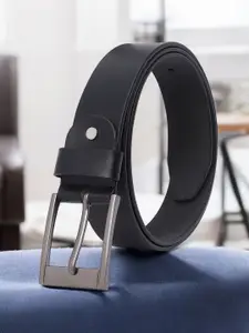 Metronaut Men Textured Leather Formal Belt