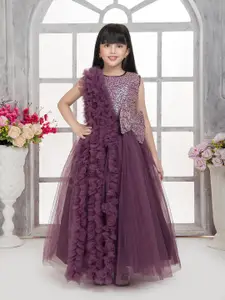 Tiny Kingdom Net Maxi Dress