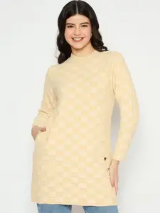 Duke Women Checked Pullover