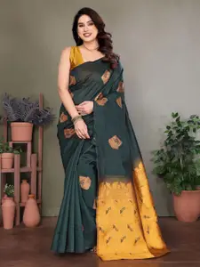DIKONA DESIGNER Woven Design Zari Pure Silk Banarasi Saree