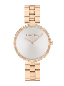 Calvin Klein Women Dial & Stainless Steel Straps Analogue Watch 25100013