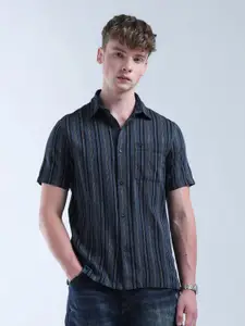 Flying Machine Men Classic Opaque Striped Casual Shirt