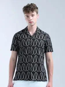 Flying Machine Men Classic Opaque Printed Casual Shirt