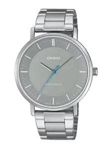 CASIO Men Dial & Stainless Steel Cuff Straps Analogue Watch A2413