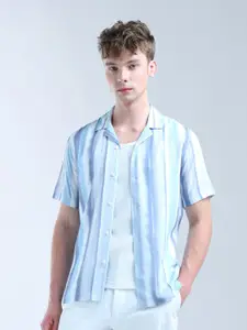 Flying Machine Men Classic Opaque Striped Casual Shirt