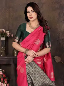 DIKONA DESIGNER Woven Design Zari Pure Silk Banarasi Saree