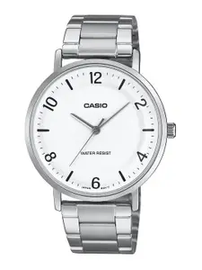 CASIO Men Dial & Stainless Steel Cuff Straps Analogue Watch A2407
