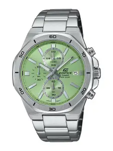 CASIO Men Dial & Stainless Steel Cuff Straps Analogue Watch ED637