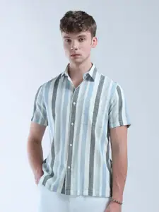 Flying Machine Men Classic Opaque Striped Casual Shirt