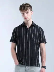 Flying Machine Men Classic Opaque Striped Casual Shirt