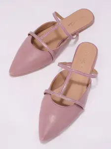 Forever Glam by Pantaloons Women Ethnic Mules with Bows Flats