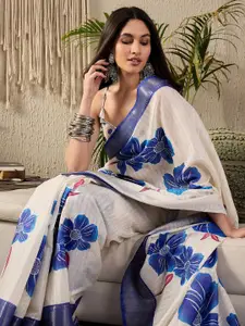 Saree mall Floral Sungudi Sarees