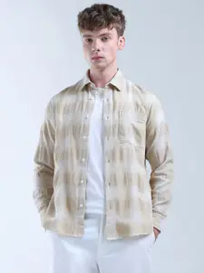 Flying Machine Men Classic Opaque Checked Casual Shirt