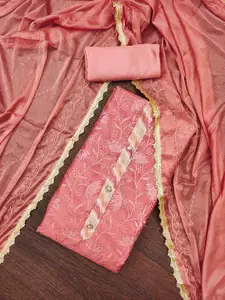 KIMISHA Embroidered Unstitched Dress Material