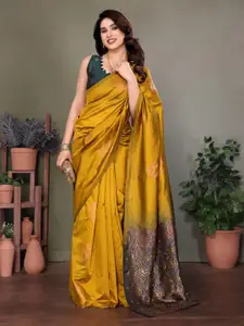 DIKONA DESIGNER Woven Design Zari Pure Silk Banarasi Saree