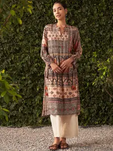 Lakshita Women Printed Flared Sleeves Kurta