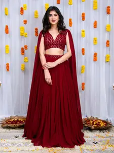 Label Shaurya Sanadhya Ready to Wear Lehenga & Blouse With Dupatta