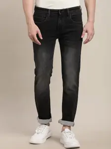 Turtle Men Narrow Tapered Fit Heavy Fade Stretchable Jeans