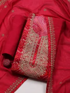 Meena Bazaar Embroidered Unstitched Dress Material