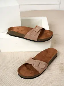 MOZAFIA Women Core with Buckles Flats