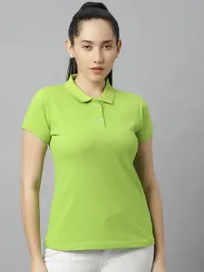 Wear Your Opinion Women Polo Collar T-shirt