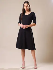 PURVAJA Fit & Flare Dress