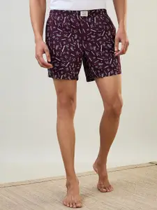 SleepZ by Raymond Men Printed Shorts