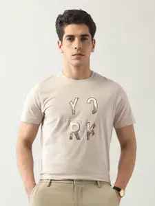 Arrow New York Typographic Night Is Young Cotton T-Shirt