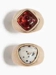 H&M 2-Pack Embellished Rings