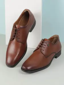 J.FONTINI Men Leather Formal Derbys