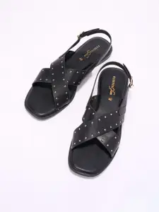 Forever Glam by Pantaloons Women Printed Open Toe Flats