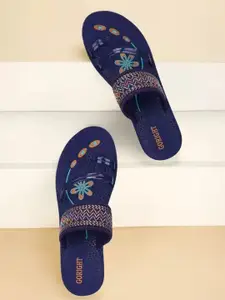 PENNEN Women Textured One Toe Flats