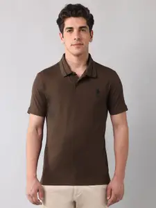 U.S. Polo Assn. Denim Co. Men Polo Collar Pockets Slim Fit T-shirt