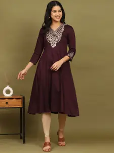 W Women Embroidered Kurta