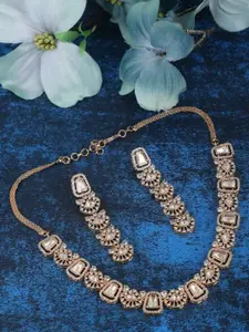 AURAA TRENDS Gold-Plated Handcrafted Necklace