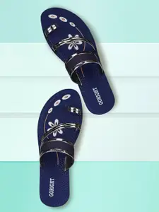 PENNEN Women Printed One Toe Flats