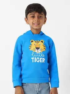 Nauti Nati Boys Printed Hooded Sweatshirt