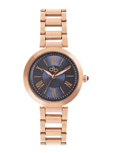 DressBerry Women Brass Printed Dial & Wrap Around Straps Digital Watch DB25-4F