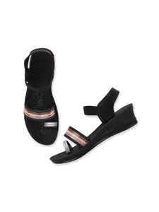 PENNEN Women Open Toe Flats