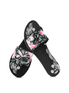 PENNEN Women Printed Open Toe Flats
