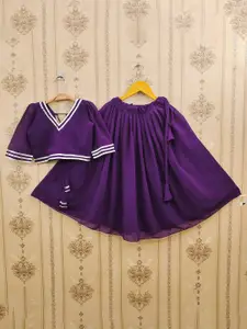 BAESD Girls Embellished Ready to Wear Lehenga &