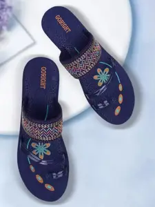 PENNEN Women Textured One Toe Flats