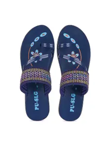 PENNEN Women Textured One Toe Flats