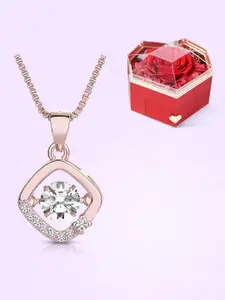 Peora Rose Gold-Plated Necklace