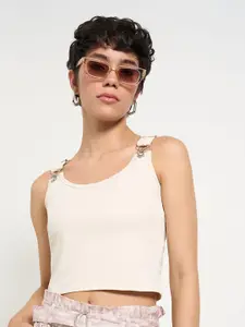 People Print Cotton Top